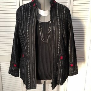 Vintage wool Icelandic design jacket